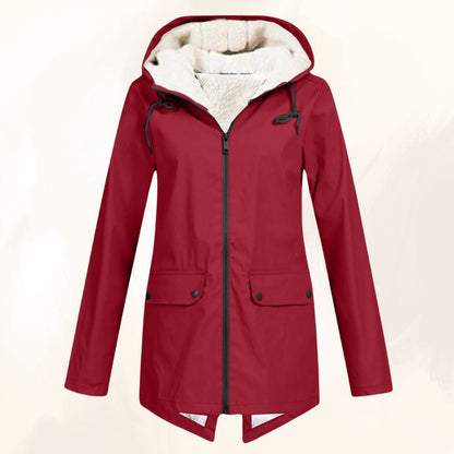 Nordika ⏐ Veste d'hiver imperméable avec doublure en fourrure douce