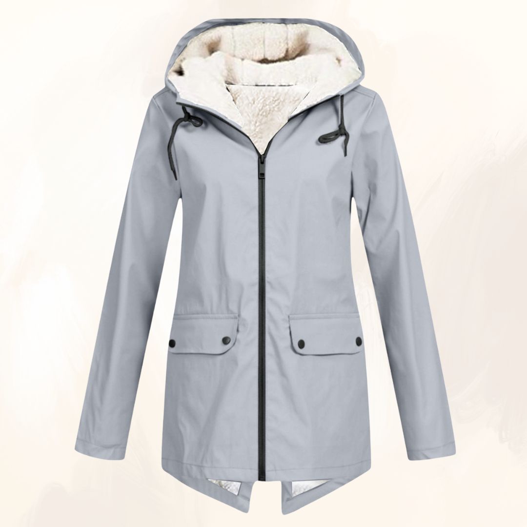 Nordika ⏐ Veste d'hiver imperméable avec doublure en fourrure douce