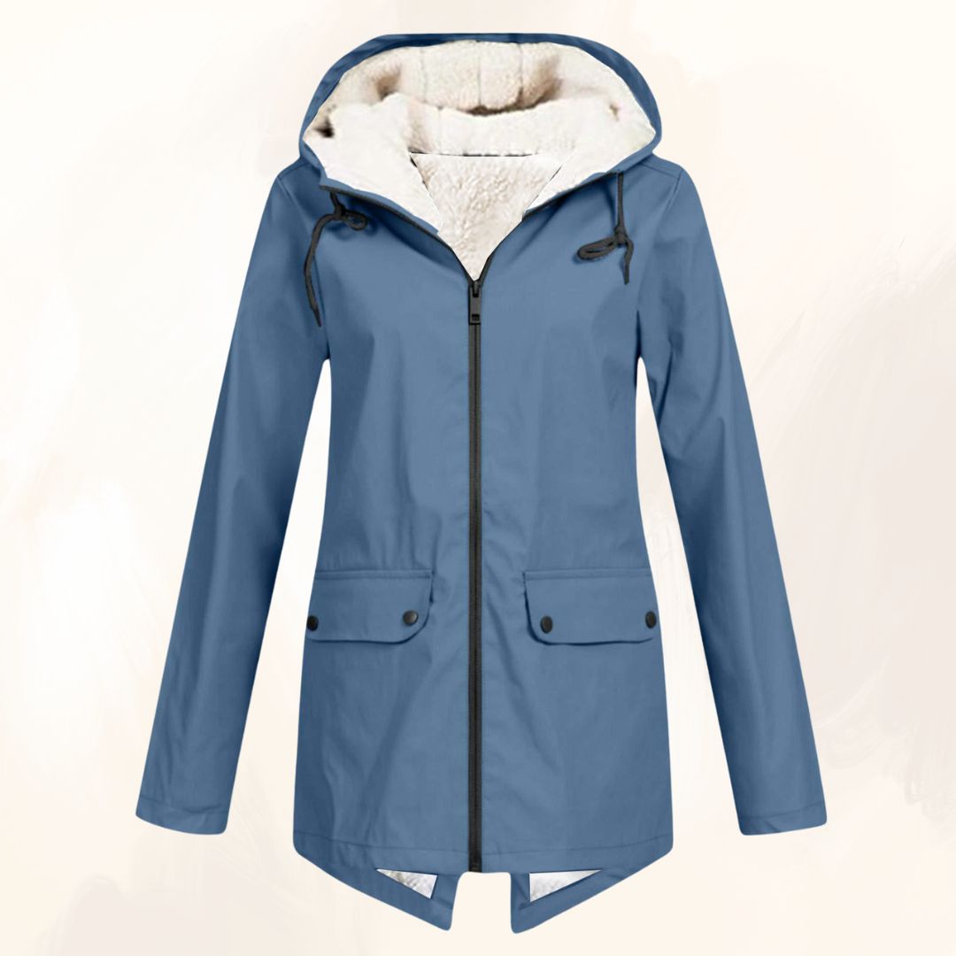 Nordika ⏐ Veste d'hiver imperméable avec doublure en fourrure douce