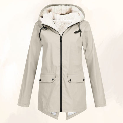 Nordika ⏐ Veste d'hiver imperméable avec doublure en fourrure douce