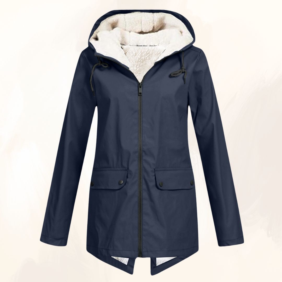 Nordika ⏐ Veste d'hiver imperméable avec doublure en fourrure douce
