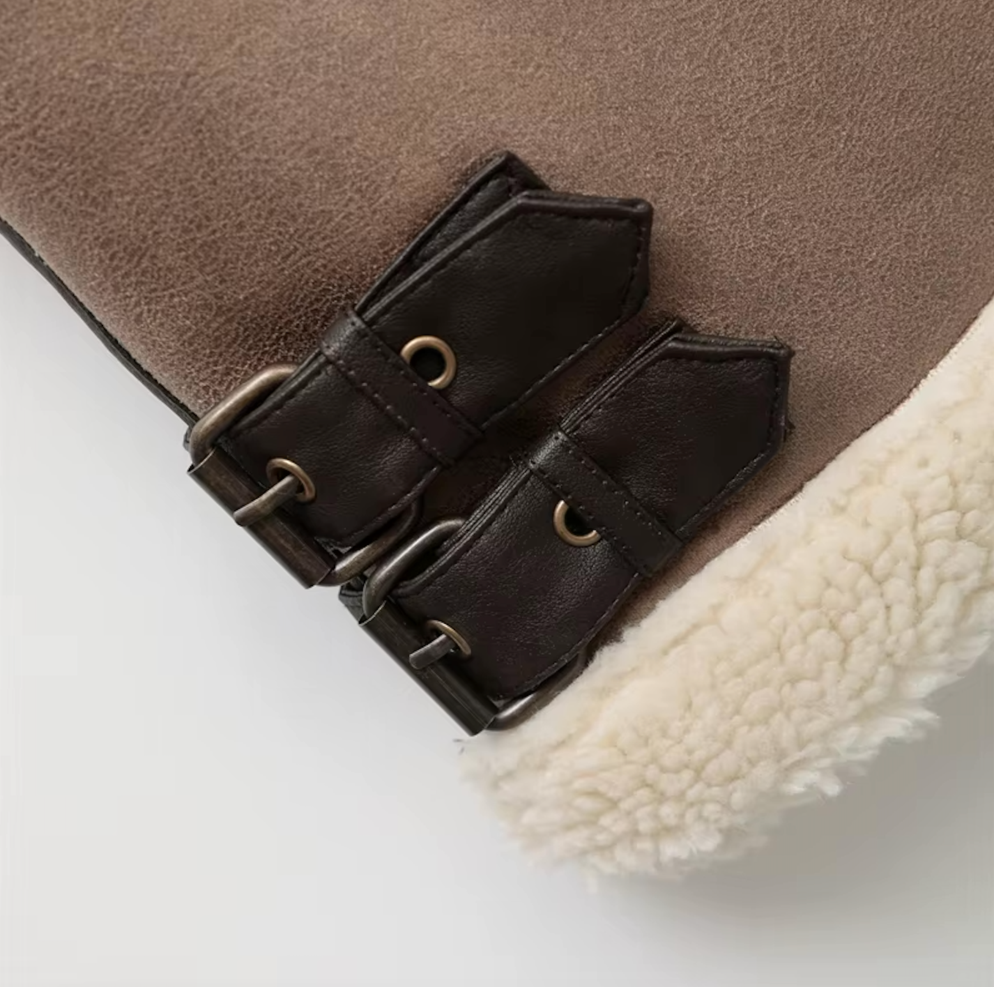 Coco  | Gilet en daim sans manche avec doublure Polaire